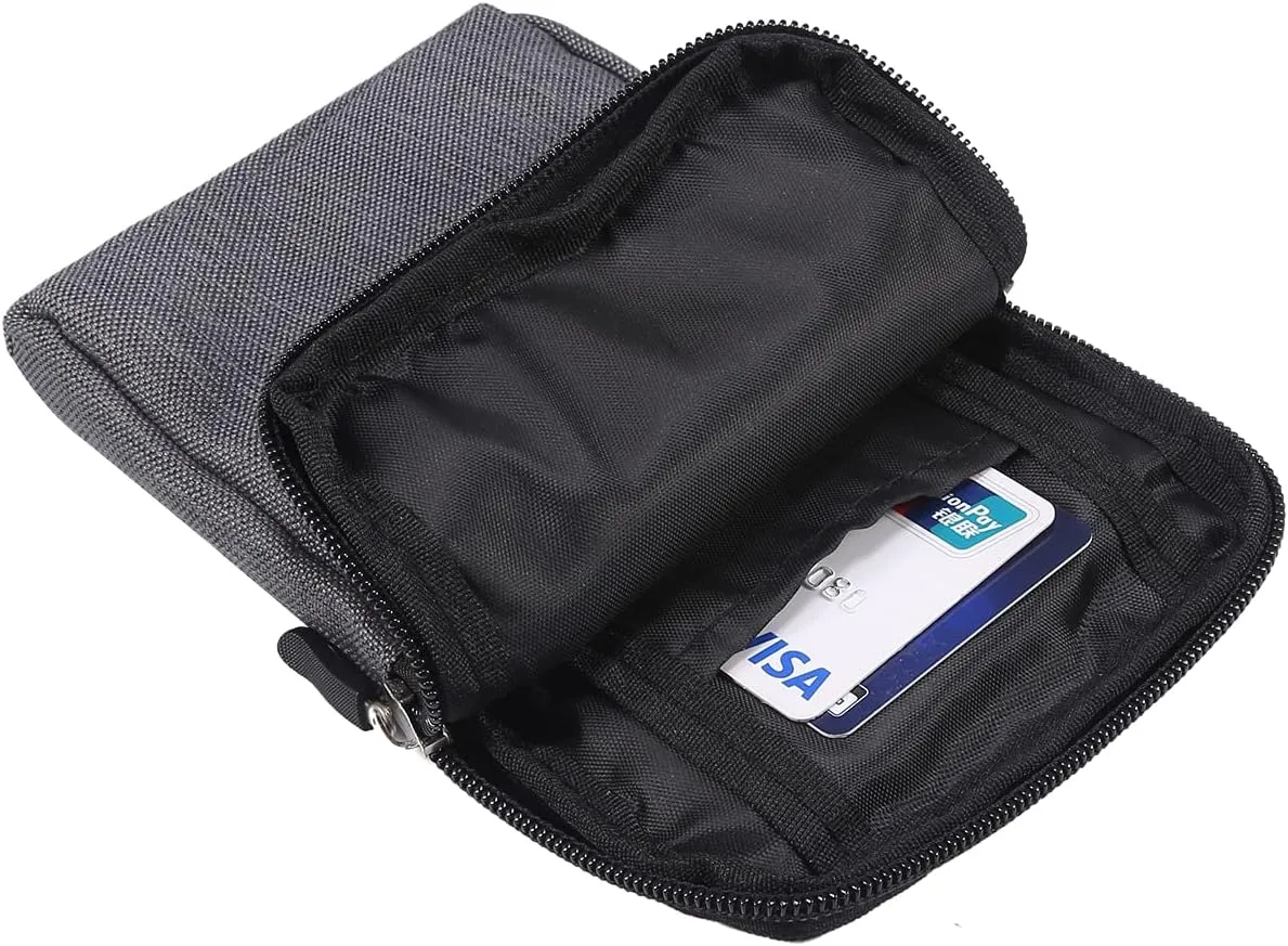 Small Shoulder Messenger Bag Men, Cell Phone Belt Bag Waterproof, Small Mobile Phone Crossbody Purse with Strap Sling Bag Wallet Smartphone Belt Pouch Handbag for Hiking Camping Sport Outdoor Travel