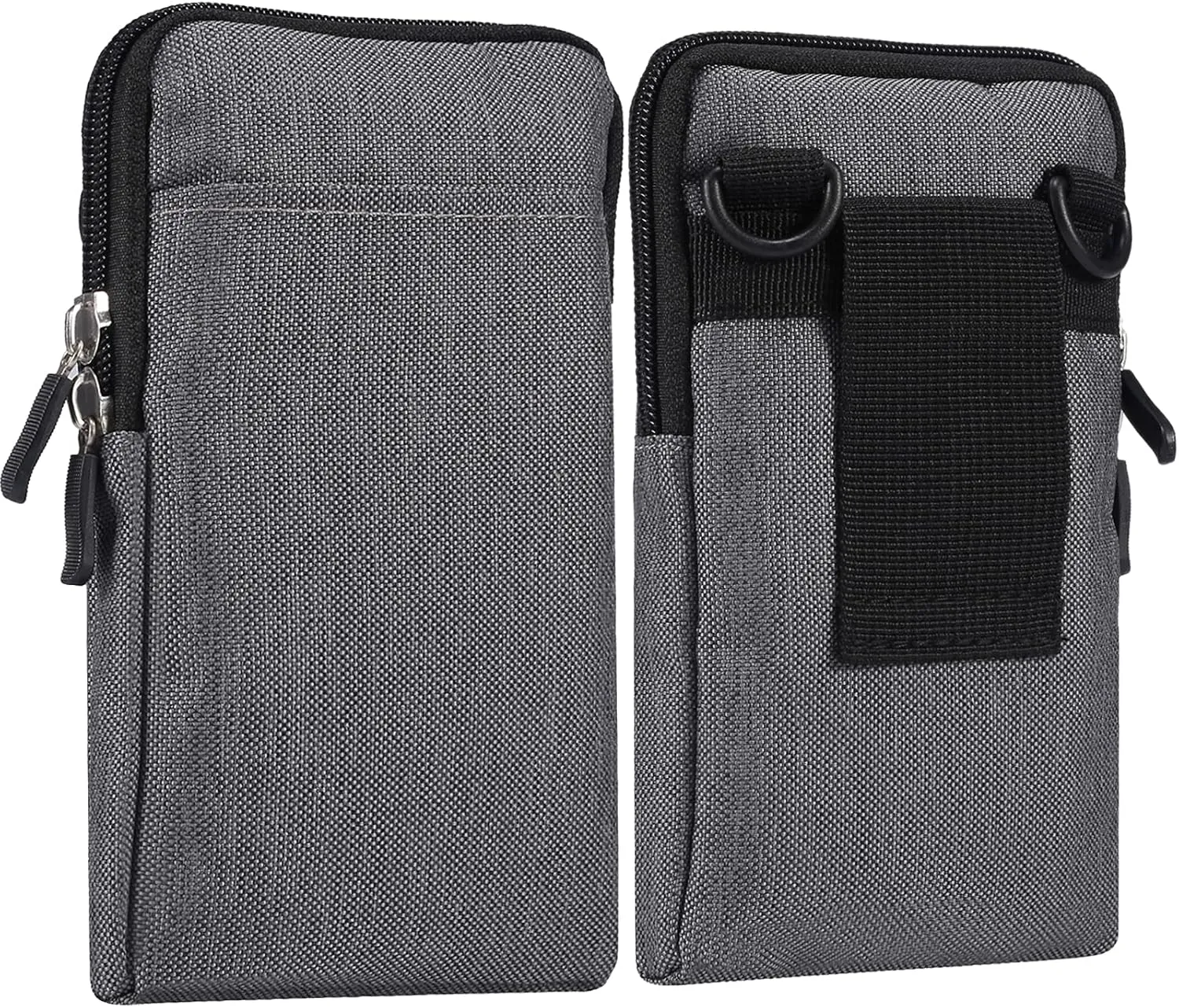 Small Shoulder Messenger Bag Men, Cell Phone Belt Bag Waterproof, Small Mobile Phone Crossbody Purse with Strap Sling Bag Wallet Smartphone Belt Pouch Handbag for Hiking Camping Sport Outdoor Travel