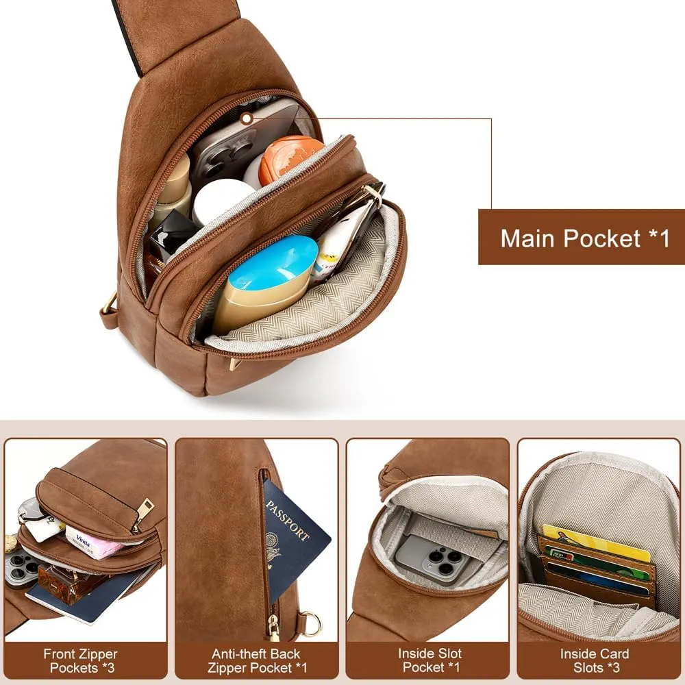 Small Sling Bag for Women, Crossbody Sling Bags for Women, Lightweight Cross Body Bag for Travel or Daily Use