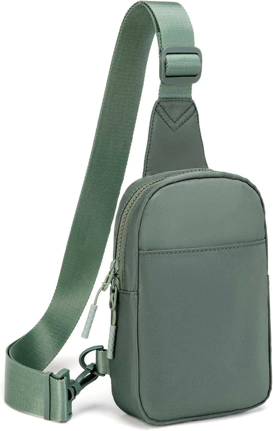 Small Sling Bag for Women Men Two-Way Zipper Crossbody Bag Fanny Pack Lightweight Chest Bag for Outdoors