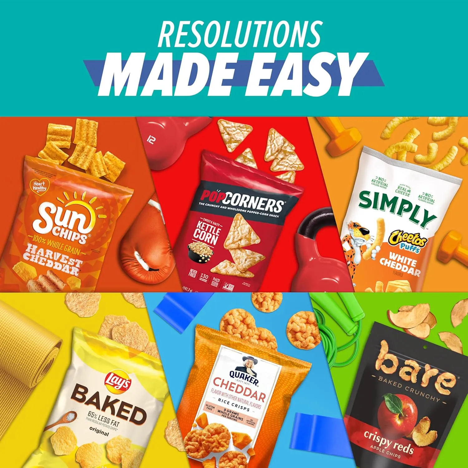 Smartfood Simply Variety Pack, White Cheddar and Sea Salt 0.5oz (36 Count)