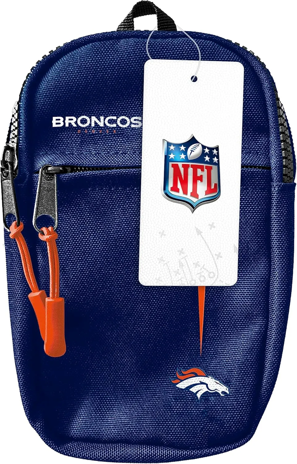 SOAR Unisex Crossbody Tech Adjustable Strap Travel Backpack Officially Licensed NFL, Mini Sling Bag