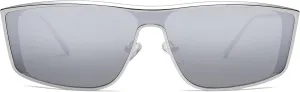 SOJOS Trendy Y2k Polarized Sunglasses for Women Men Metal Frame UV400 Designer Shades SJ1228