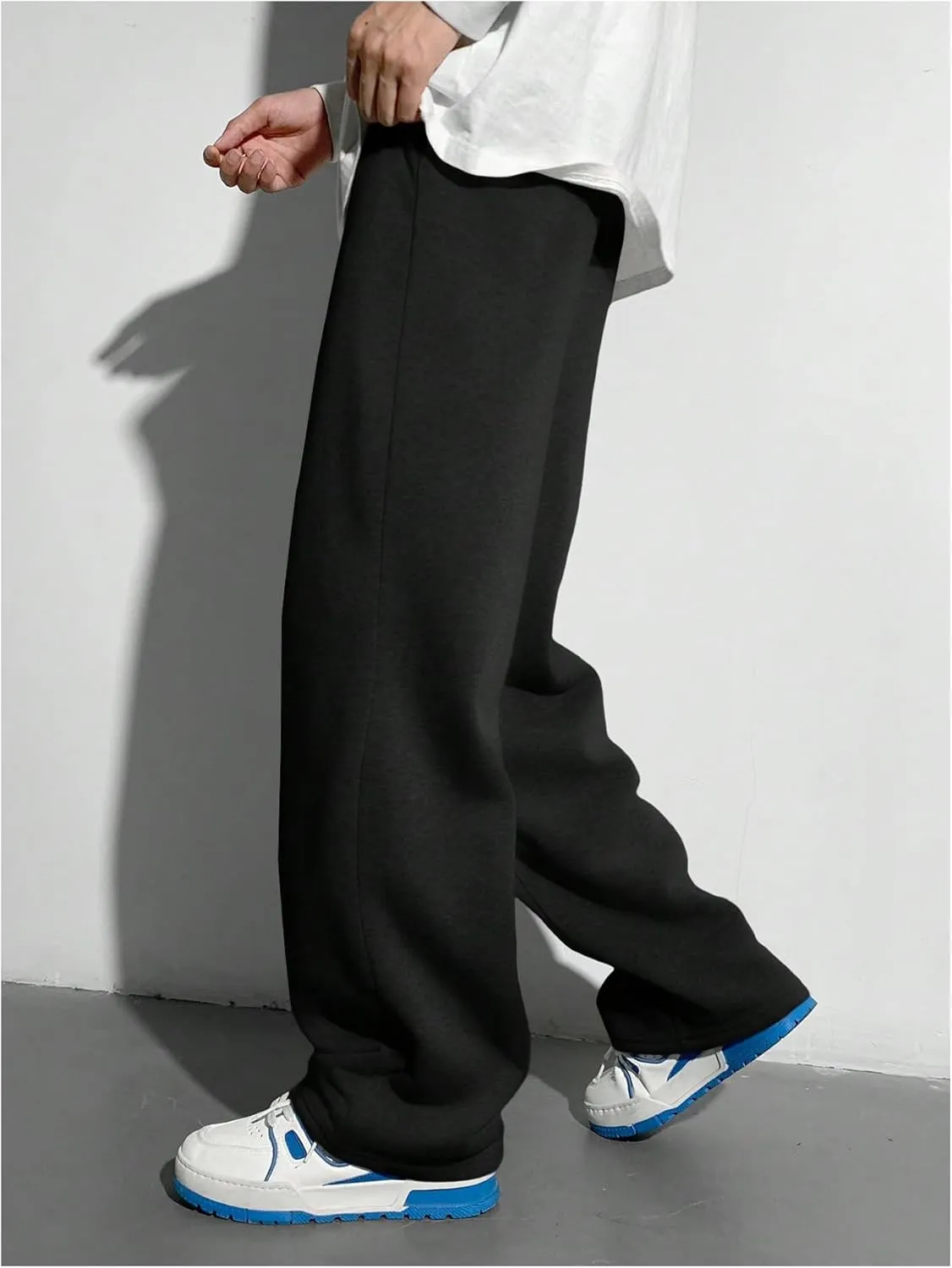 SOLY HUX Boy's Sports Athletic Sweatpants Wide Leg Casual Fall Letter Elastic Waist Baggy Pants