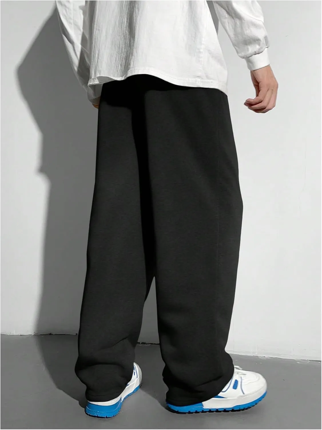 SOLY HUX Boy's Sports Athletic Sweatpants Wide Leg Casual Fall Letter Elastic Waist Baggy Pants