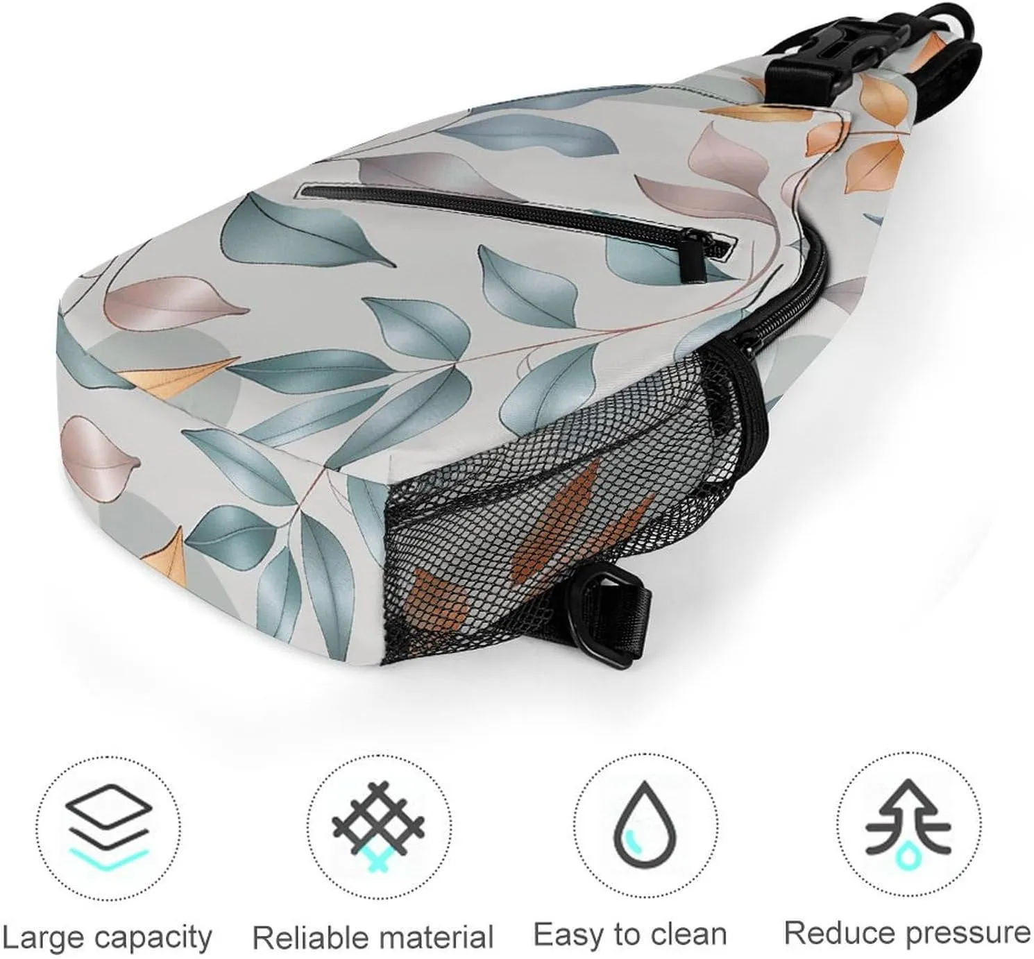 Spring Daisy Flowers Sling Bag Crossbody Bags Cross Body Bag Fanny Packs Chest Bags Sling Purses for Travel