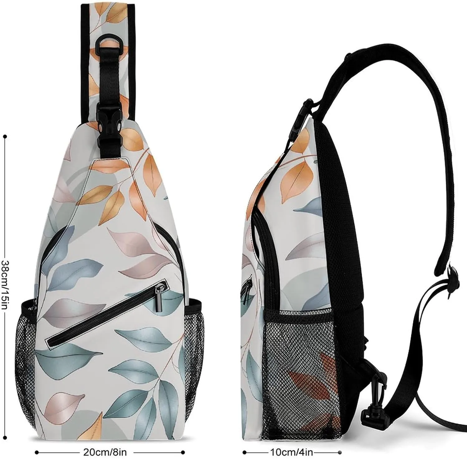 Spring Daisy Flowers Sling Bag Crossbody Bags Cross Body Bag Fanny Packs Chest Bags Sling Purses for Travel