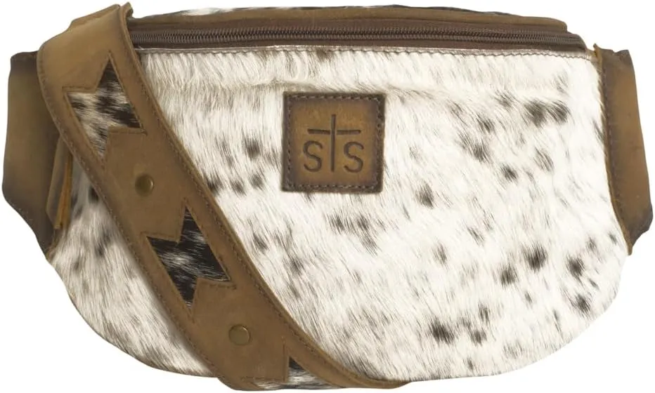 STS Ranchwear Womens Roswell Hildy Belt Tan Cowhide Sling Bag