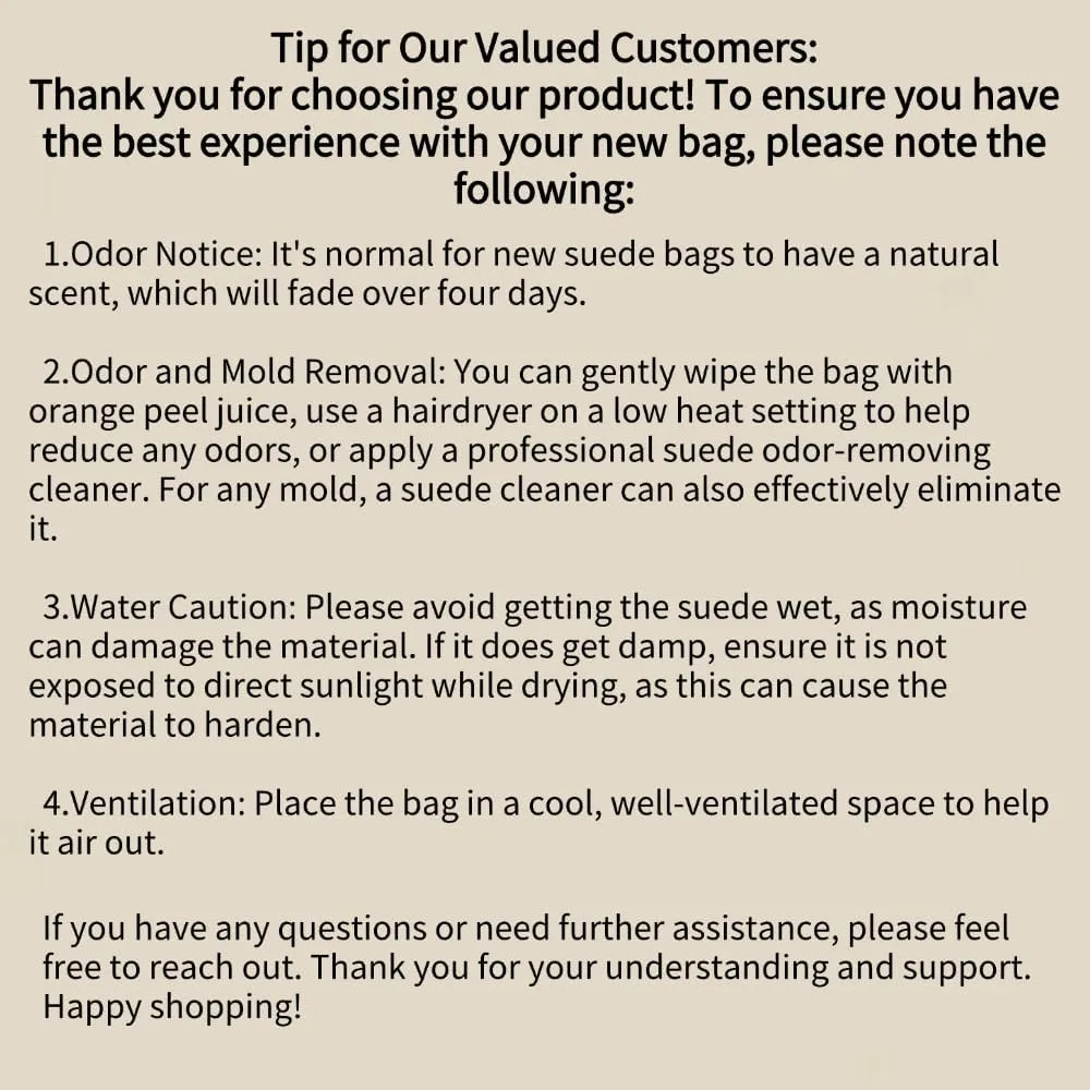 Suede Hobo Bag for Women Slouchy Purse Fashionable Leather Shoulde Office Tote Handbag