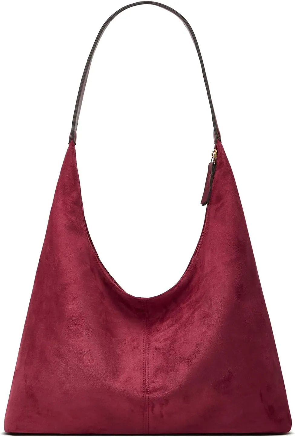 Suede Tote Bags for Women - Slouchy Work & Office Tote, Elegant Hobo Handbag with Top-Handle & Shoulder Strap