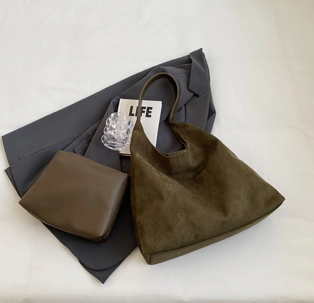 Suede Women's Work & Office Bags - Hobo, Tote & Purse
