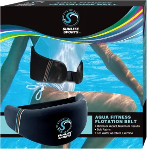 Sunlite Sports AquaFitness Deluxe Flotation Swimming Belt - Water Aerobics Equipment for Pool, Low-Impact Workout