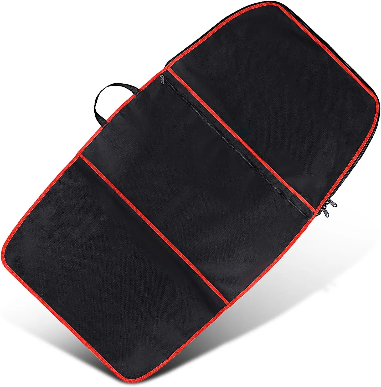 Surfboard Bag, Surfboard Cover Bodyboard Carry Bags, 48 * 26 inch Paddleboard Bag with Handle Carrying Strap, Double Zipper and Storage Pocket for Outdoor Travel (Red Strip