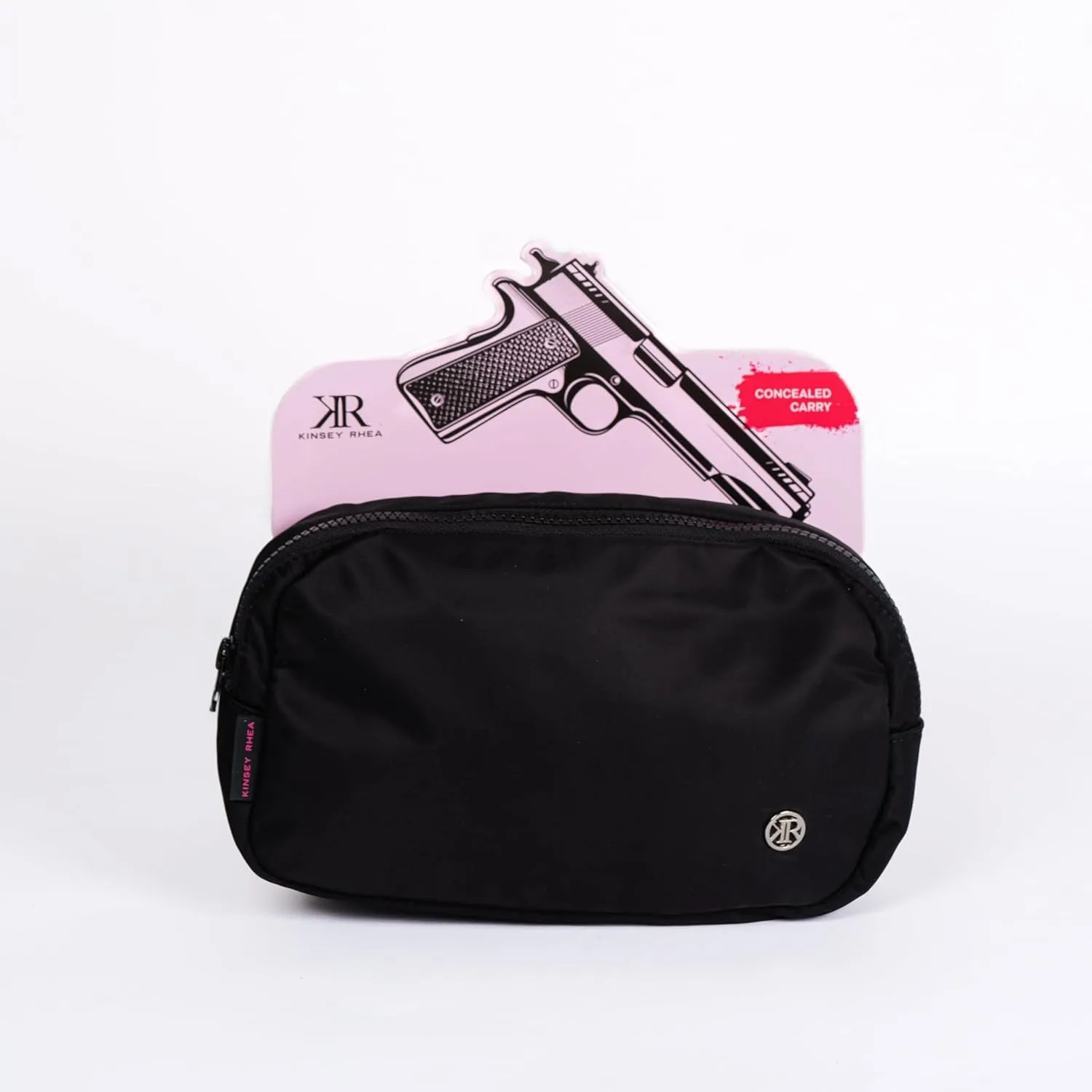 Tammie Concealed Carry Belt Bag, Fanny Pack (Taupe)