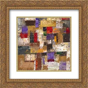 Taylor, Marc 15x15 Gold Ornate Framed and Double Matted Museum Art Print Titled All that Jazz 2