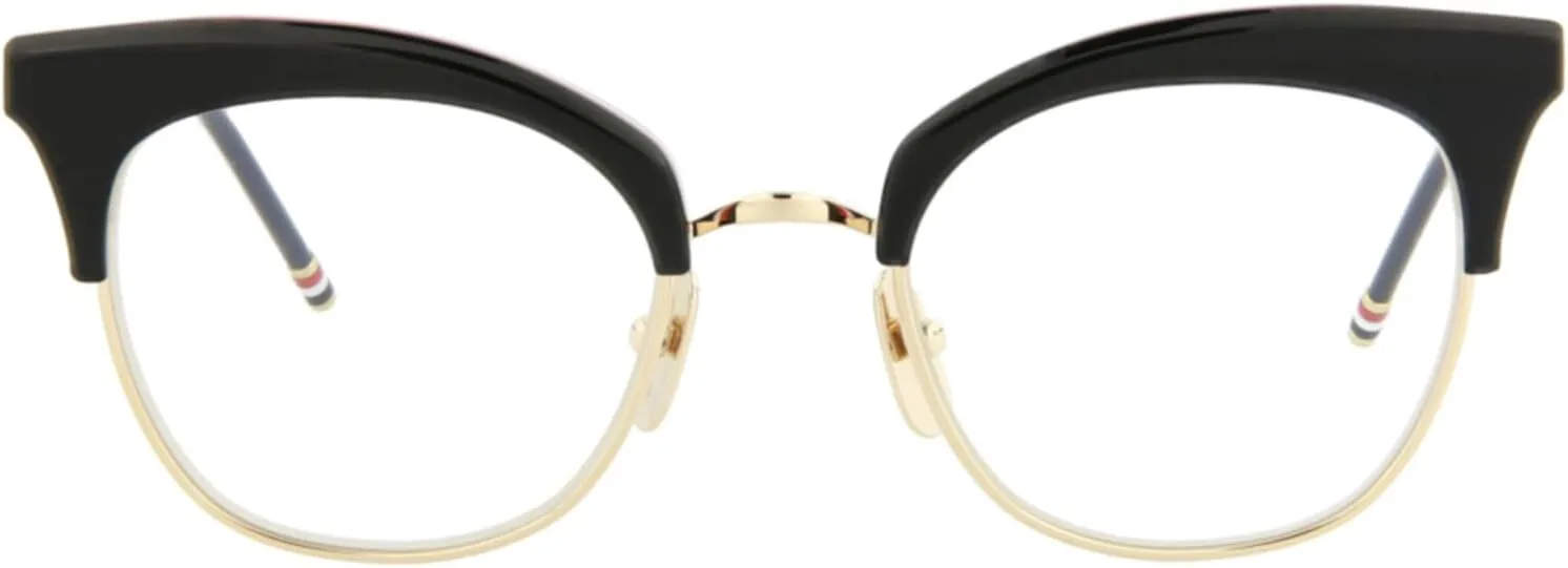 TB-507-A-BLK-GLD-51 Eyeglass Frame Black - RWB - 12K Gold w/Demo Lens 51mm