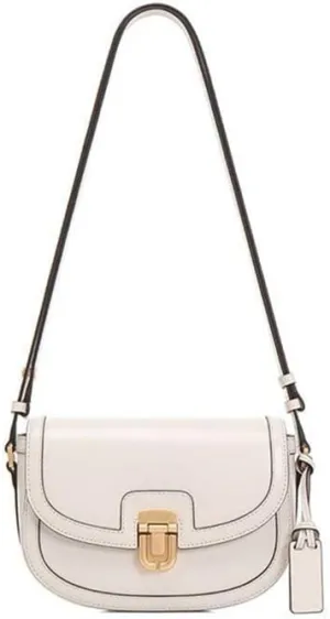 Textured Vegan Leather Saddle bag Flap design crossbody bag Hobo Crossbody handbag lady saddle purse