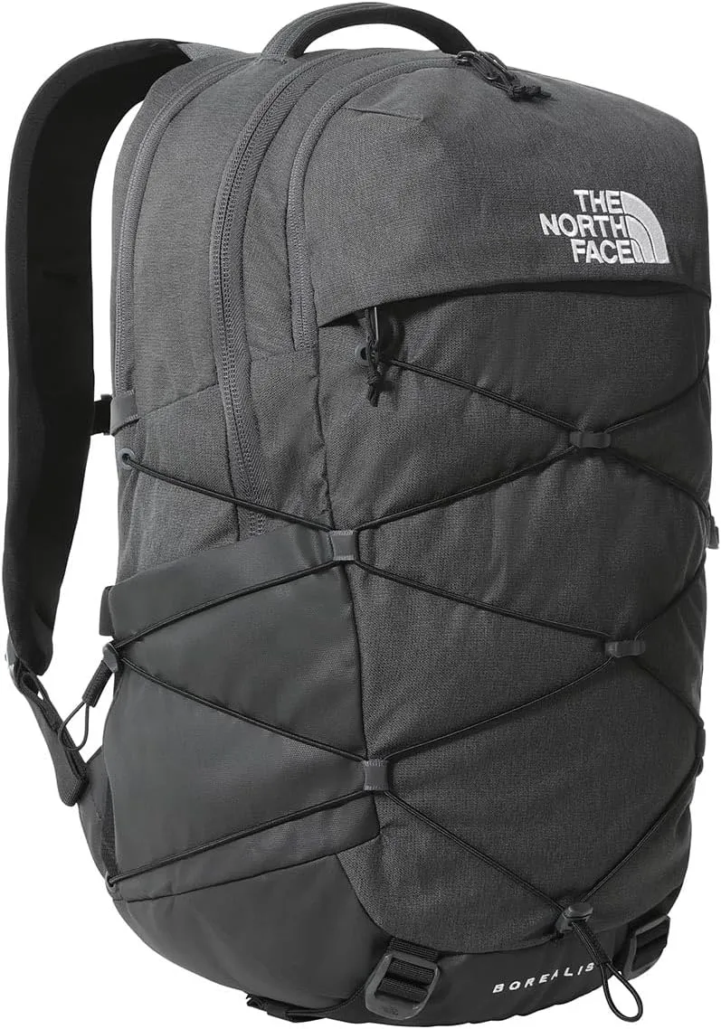 THE NORTH FACE Borealis Commuter Laptop Backpack, Asphalt Grey Light Heather/TNF Black, One Size