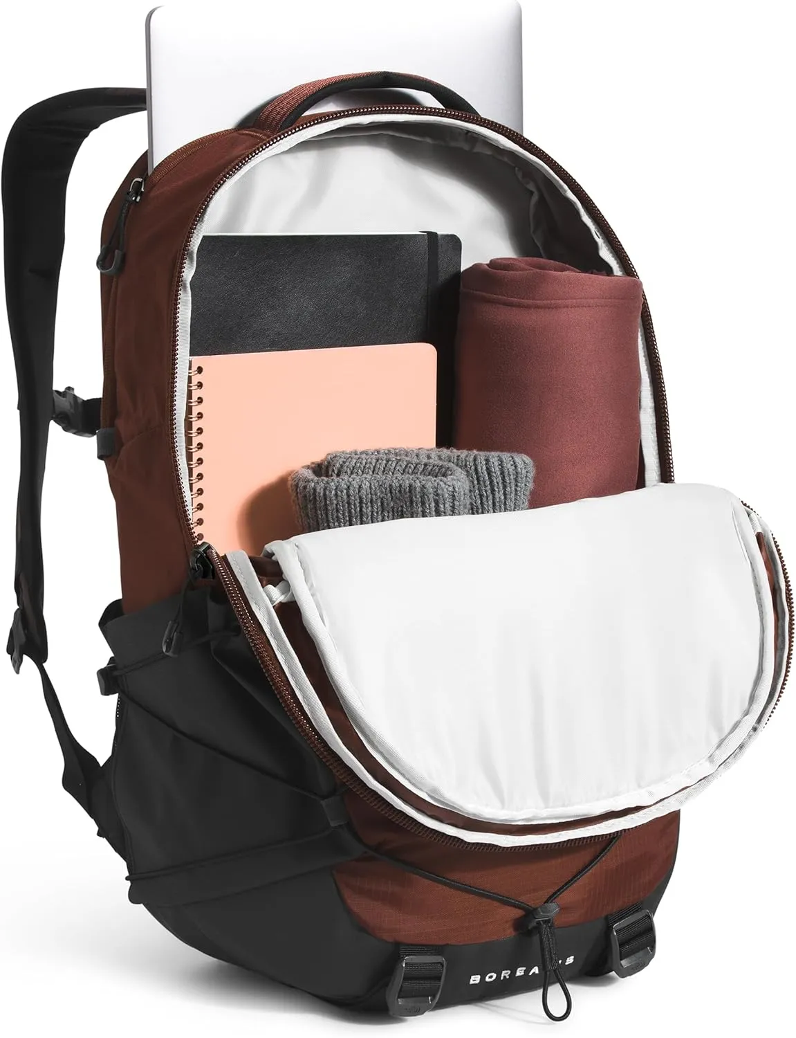 THE NORTH FACE Borealis Commuter Laptop Backpack, Dark Oak/TNF Black, One Size