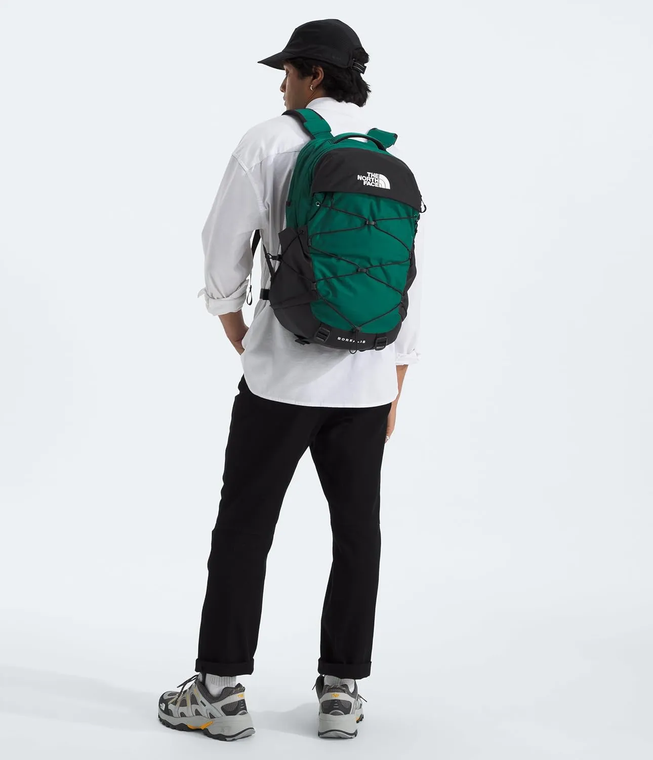 THE NORTH FACE Borealis Commuter Laptop Backpack, Evergreen/TNF Black, One Size