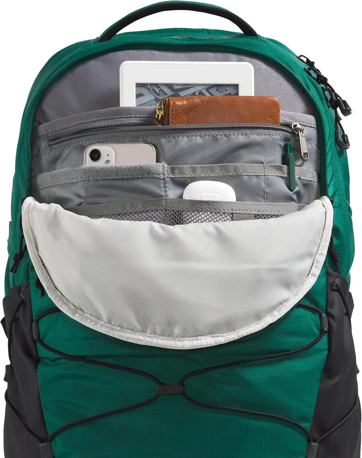 THE NORTH FACE Borealis Commuter Laptop Backpack, Evergreen/TNF Black, One Size