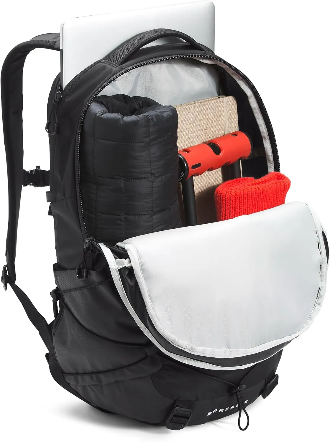 THE NORTH FACE Borealis Commuter Laptop Backpack, TNF Black U Borealis Patch/TNF White, One Size