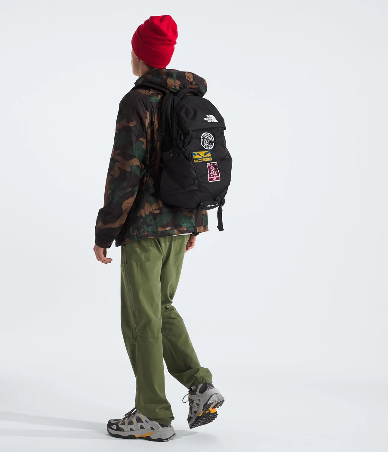 THE NORTH FACE Borealis Commuter Laptop Backpack, TNF Black U Borealis Patch/TNF White, One Size