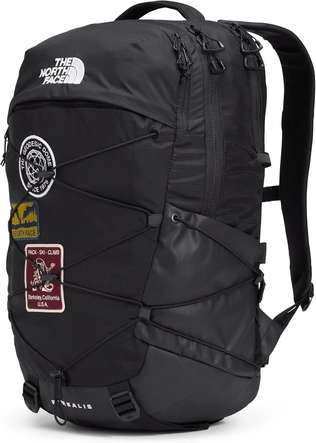 THE NORTH FACE Borealis Commuter Laptop Backpack, TNF Black U Borealis Patch/TNF White, One Size