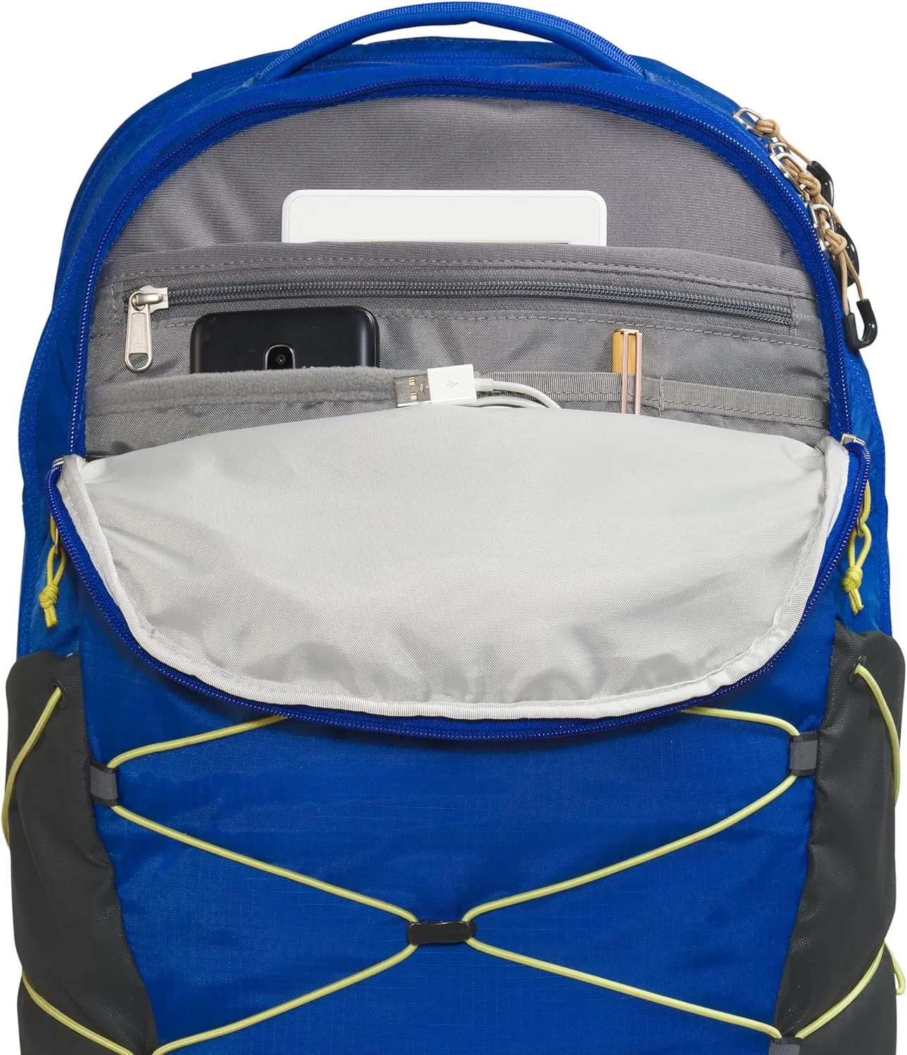 THE NORTH FACE Borealis Commuter Laptop Backpack,TNF Blue/Mandarin/Asphalt Grey, One Size