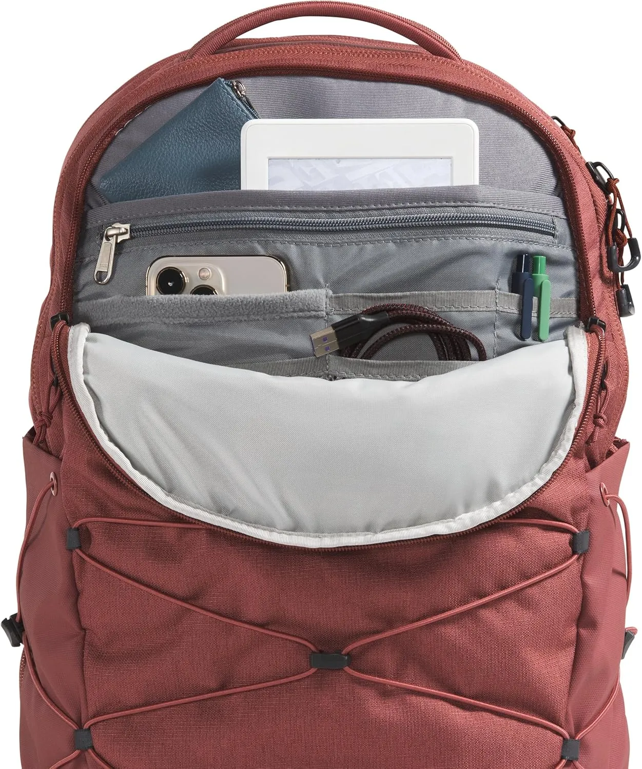 THE NORTH FACE Women's Borealis Commuter Laptop Backpack, Canyon Dust Dark Heather, One Size