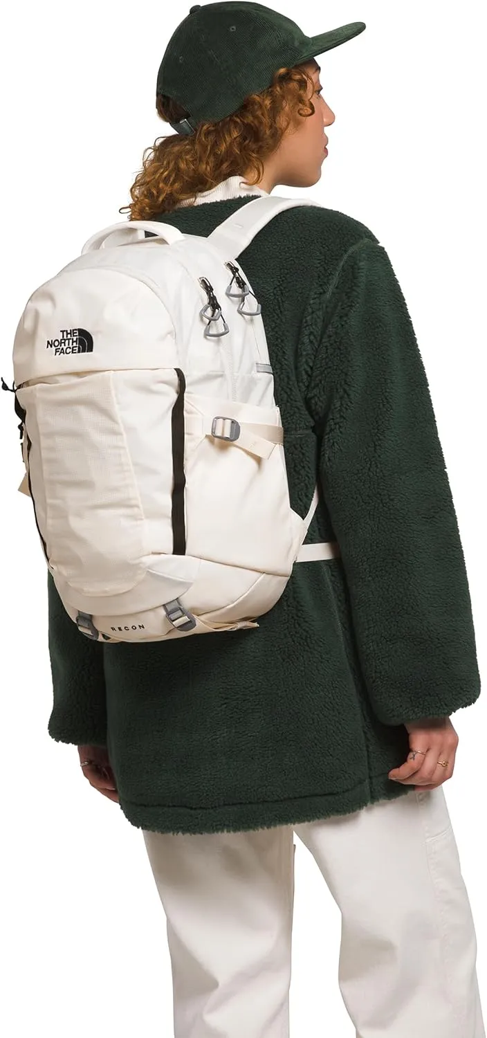 THE NORTH FACE Women's Recon Everyday Laptop Backpack - PFAS Free, Gardenia White/TNF Black-NPF, One Size