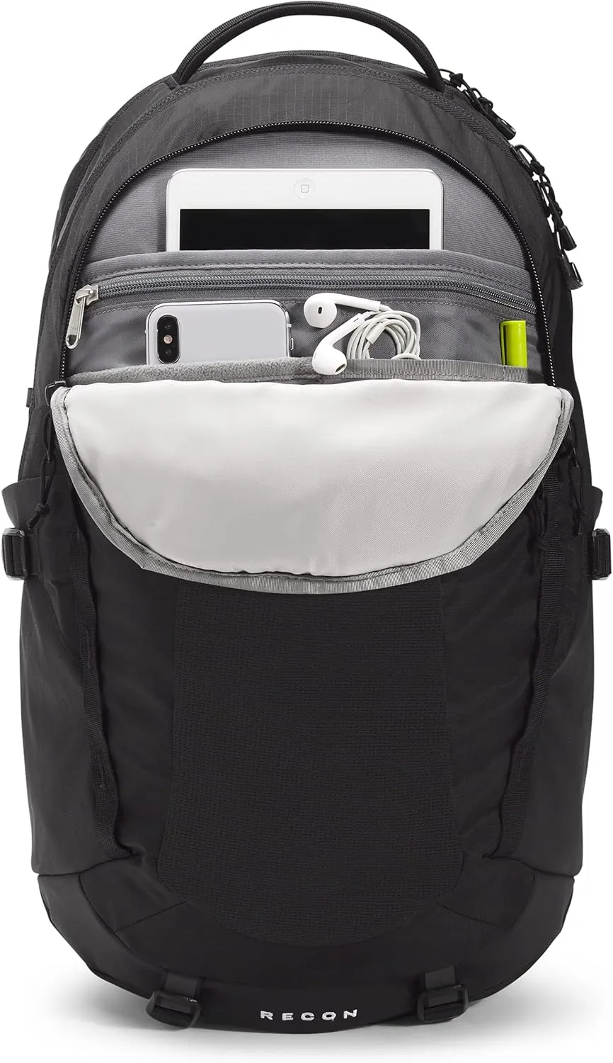 THE NORTH FACE Women's Recon Everyday Laptop Backpack, TNF Black/TNF Black, One Size