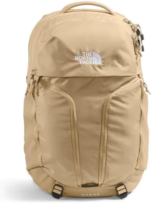THE NORTH FACE Women's Surge Commuter Laptop Backpack - PFAS Free, Khaki Stone, One Size