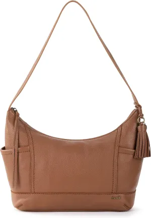 The Sak Tobacco Leather Hobo Bag, Kendra Handbag for Women - Spacious, Functional, Fashionable, Sustainably Made, Vegan Lining, One Size