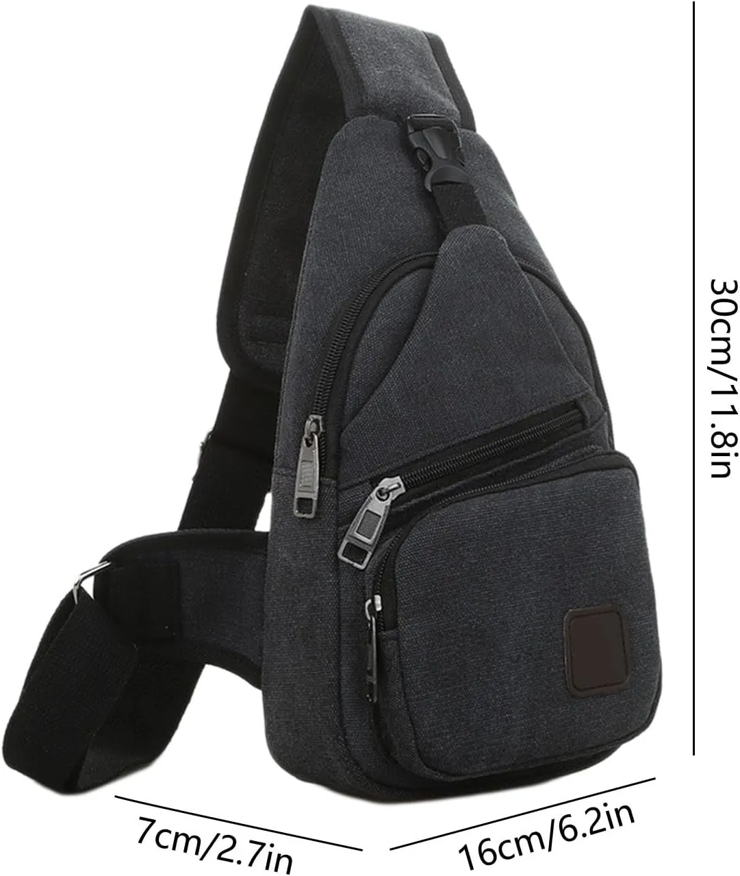 Thickened Outdoor Canvas Crossbody Bags for Women, New Multipurpose Portable Shoulder Bag Chest Bag for Travel Hiking