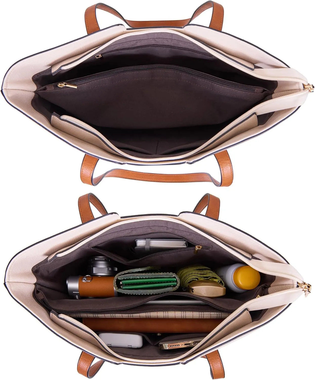 ToLFE Tote Bags for Women Purses and Handbags Top Handle Satchel PU Leather Shoulder Hobo Bags