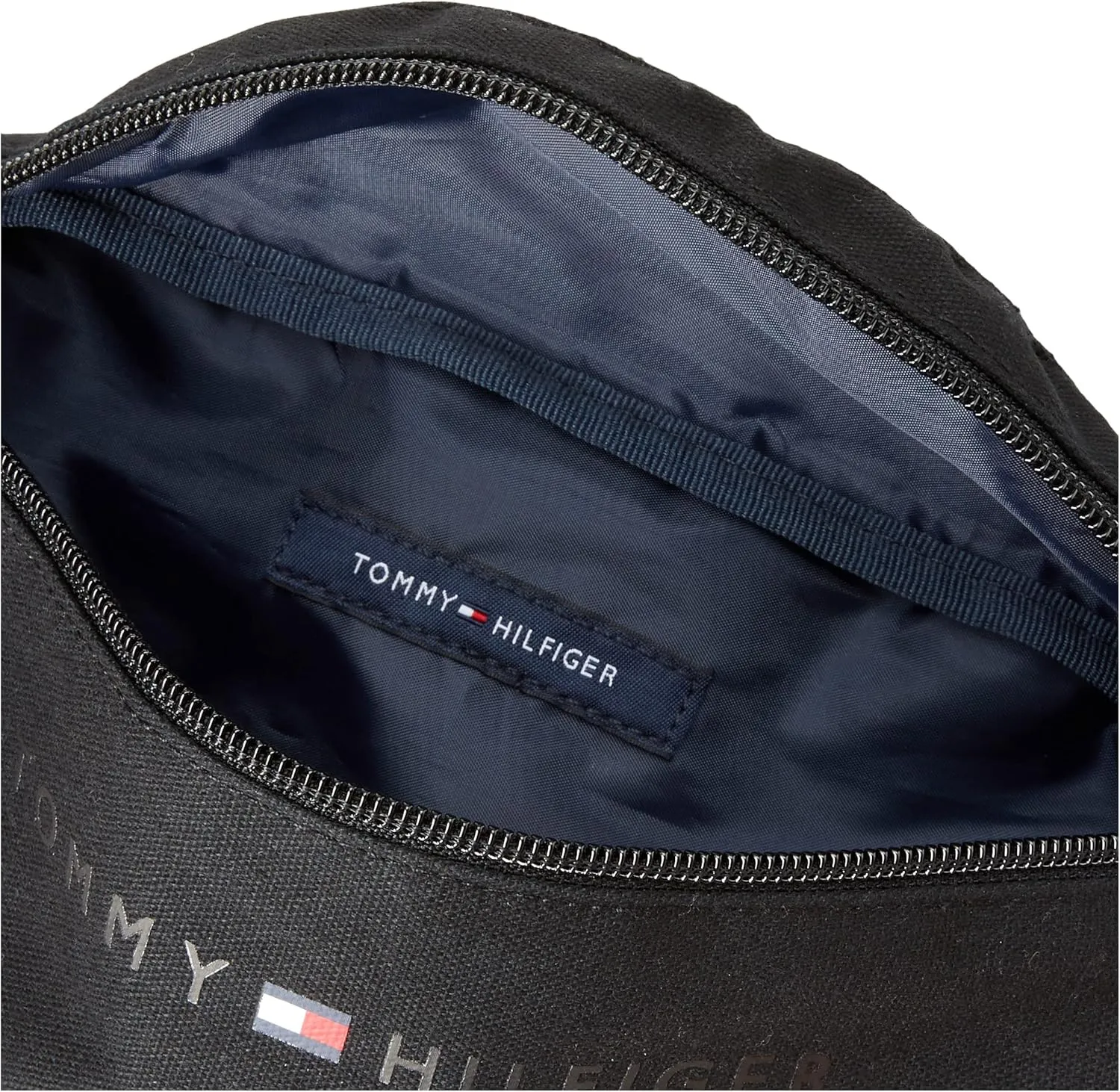 Tommy Hilfiger mens Jackson Fanny Pack, Black, One Size US