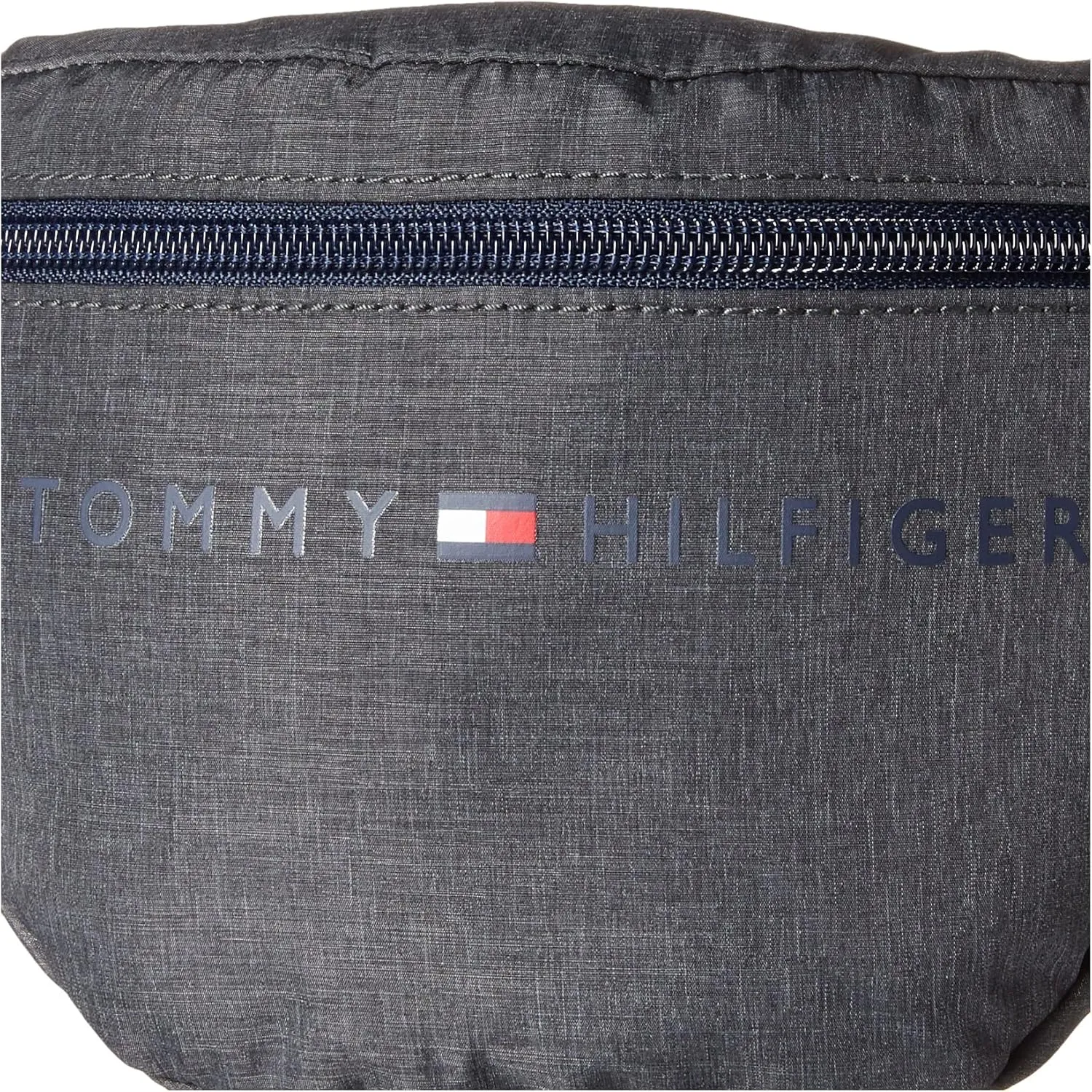 Tommy Hilfiger mens Jackson Fanny Pack, Ultimate Gray, One Size US