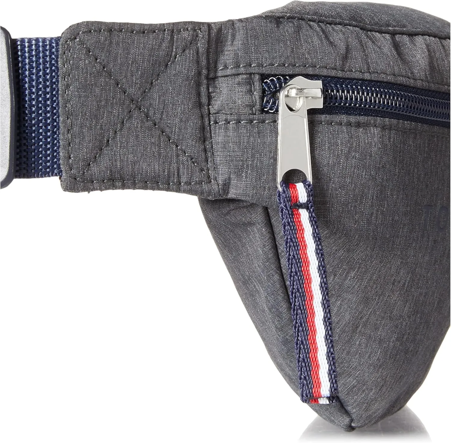 Tommy Hilfiger mens Jackson Fanny Pack, Ultimate Gray, One Size US