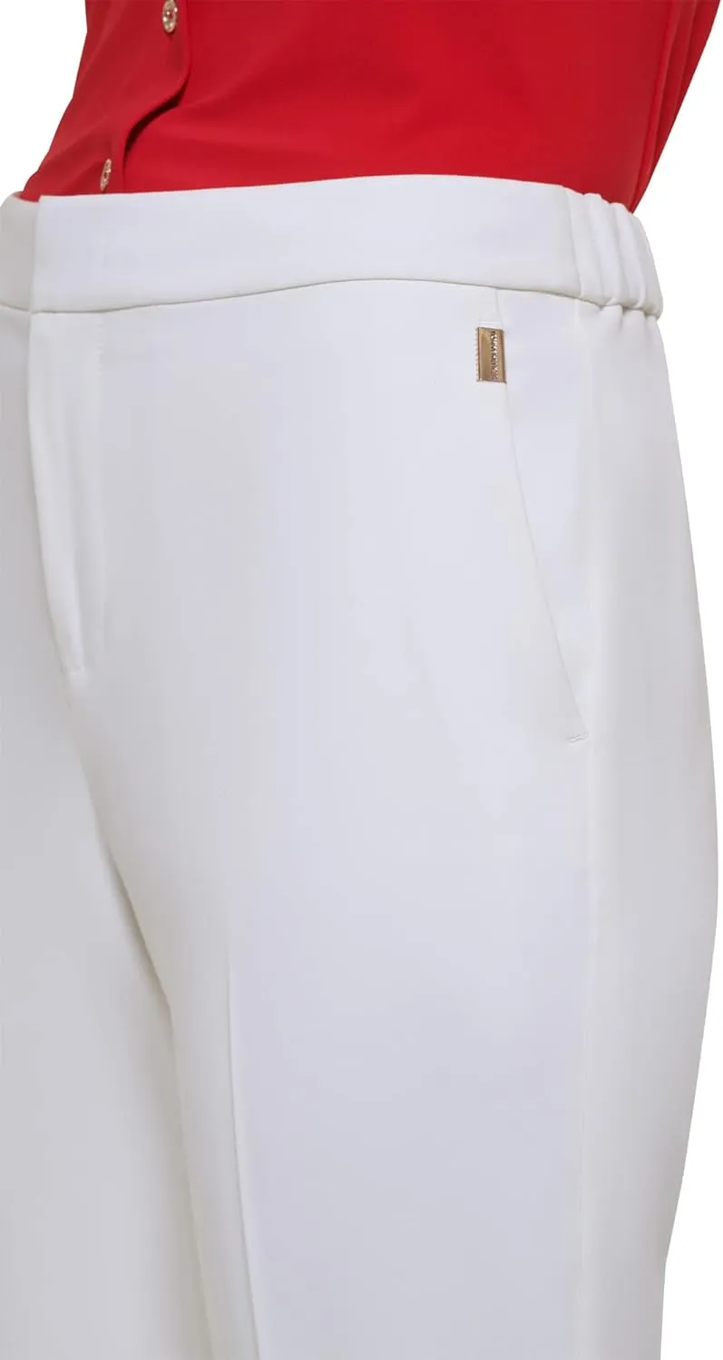 Tommy Hilfiger Women's Dress Pants – Straight-legged Trousers With Elastic Waist