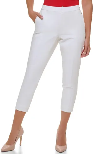 Tommy Hilfiger Women's Dress Pants – Straight-legged Trousers With Elastic Waist