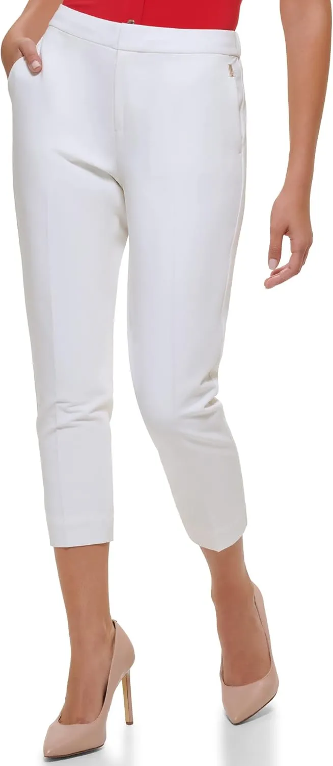 Tommy Hilfiger Women's Dress Pants – Straight-legged Trousers With Elastic Waist