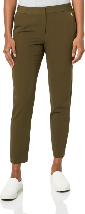 Tommy Hilfiger Women's Dress Pants – Straight-legged Trousers With Elastic Waist