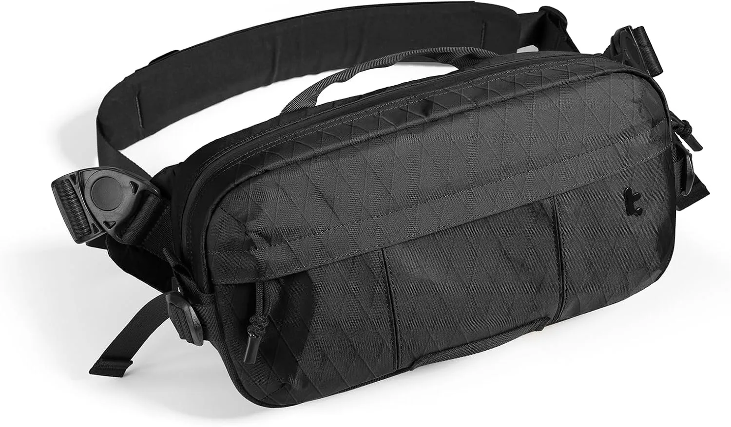 tomtoc 5.5L X-Pac Sling Bag, Heavy Duty Crossbody Bag for Men, Water-resistant Carry Chest Daypack Travel Shoulder Pack for Nintendo Switch 2, Steam Deck OLED, ROG Ally X, iPad mini, Tactical