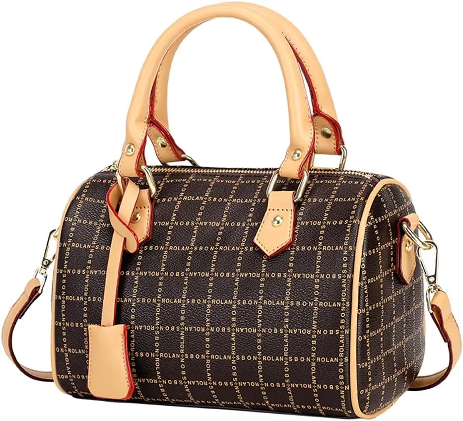 Top Handle Bags for Women Classic Designer Crossbody Purses for Ladies PU Leather Handbags Shoulder Bags