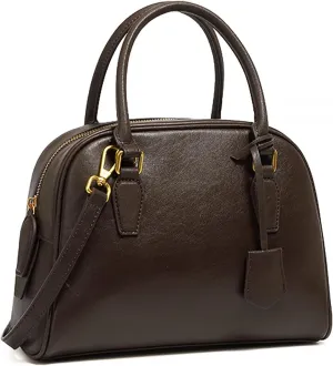 Top Handle Purses Crossbody Bag for Women, Genuine Leather Shoulder Satchel Bag with a strap, Luxury Handbag