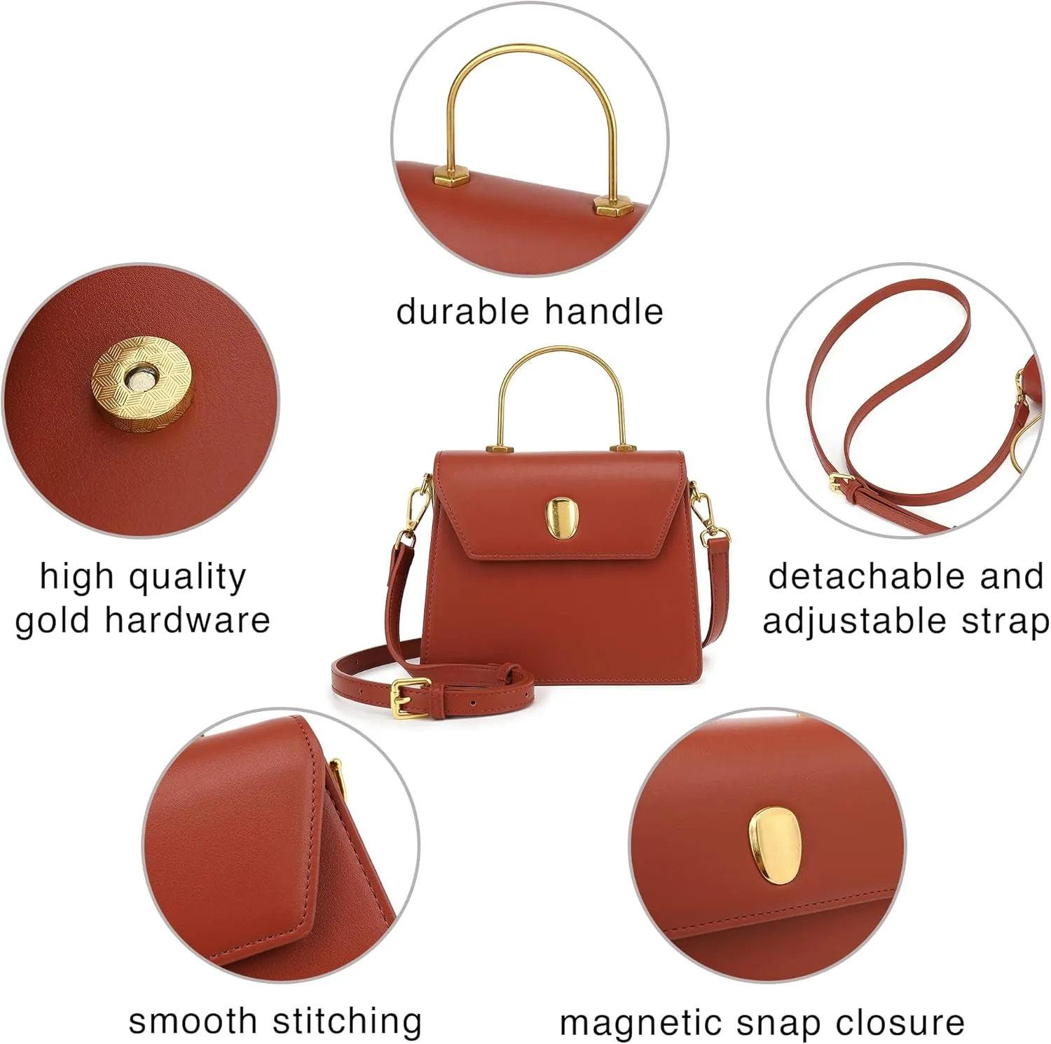 Top Handle Satchel Handbag H2084