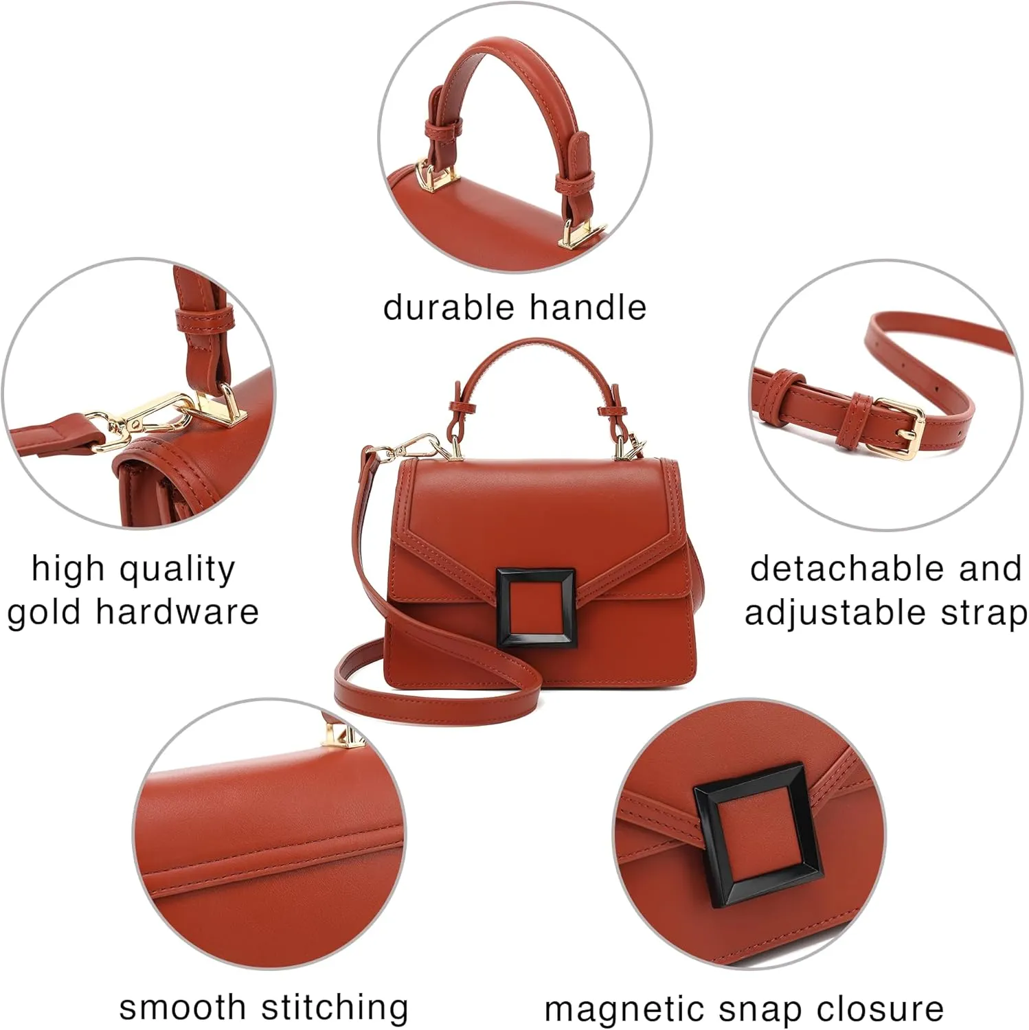 Top Handle Satchel Handbag H2086