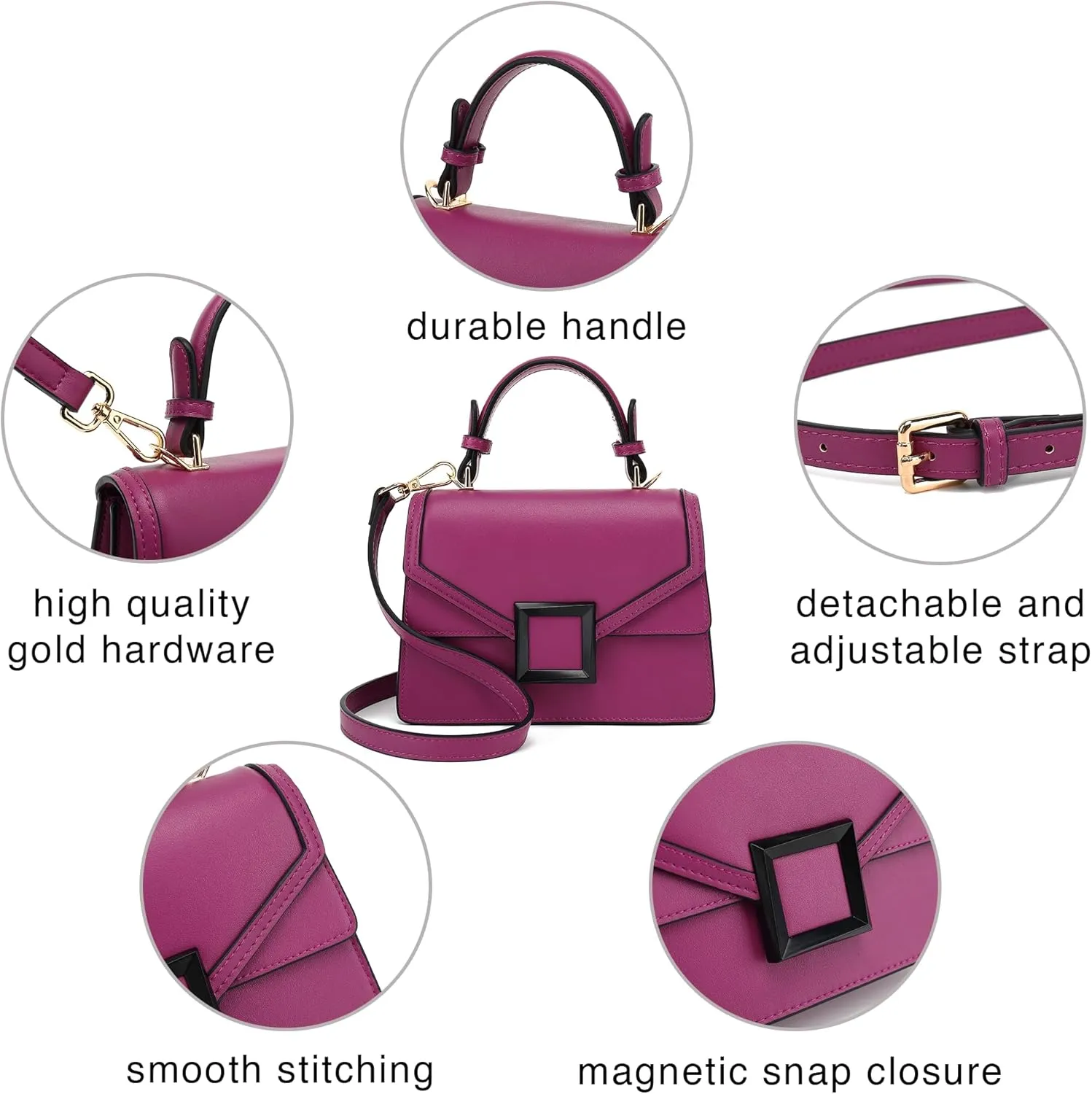 Top Handle Satchel Handbag H2086