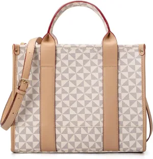 Tote Bag for Women, Designer Handbag Shoulder Purse Top Handle Satchel for Work Office Travel